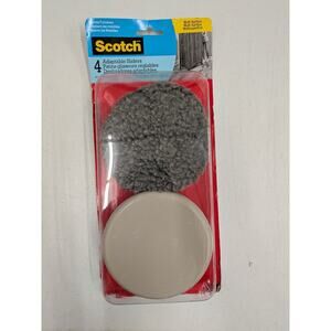 Scotch Furniture Sliders 5 Inch 8 Pack Heavy Duty Multi Surface Moving Pads